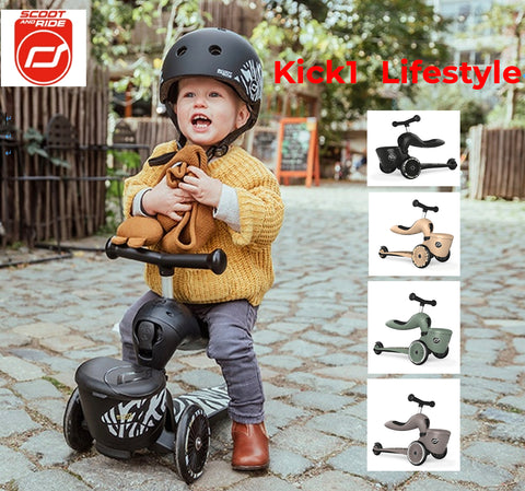 【Scoot & Ride 正規輸入】<br>ハイウエイ・キック1 LS<br>（2WAY,全4カラー）<br>幼児用３輪キックボード