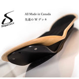 Slopedeck <br>スノースケート<br>新コンセプト<br>革新のダブルデッキ