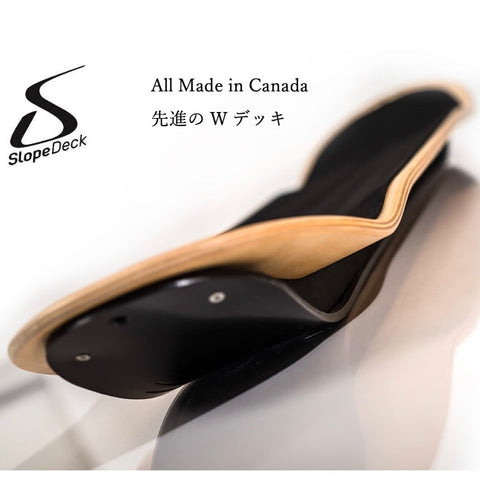 Slopedeck <br>スノースケート<br>新コンセプト<br>革新のダブルデッキ